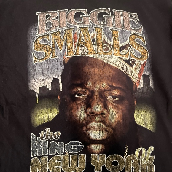 Vintage Biggie Smalls T-Shirt It Was All A Dream Black XL King Of New York - Picture 2 of 6